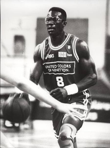 Orlando Woolridge a Treviso nella stagione 1994-95